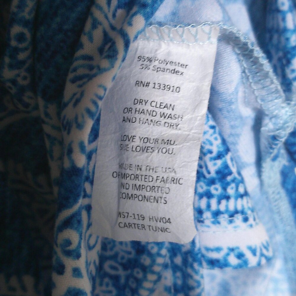 Show Me Your Mumu carter tunic blue paisley - size Small - EUC - Picture 5 of 6